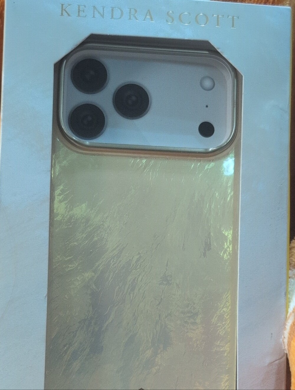 Kendra Scott Iridescent Gold MagSafe Phone Case
